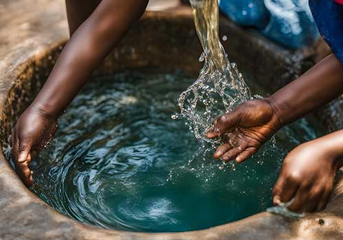 Droit à l'eau potable Enfants pauvres Togo